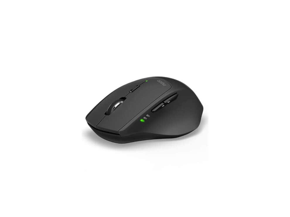 Black wireless computer mouse