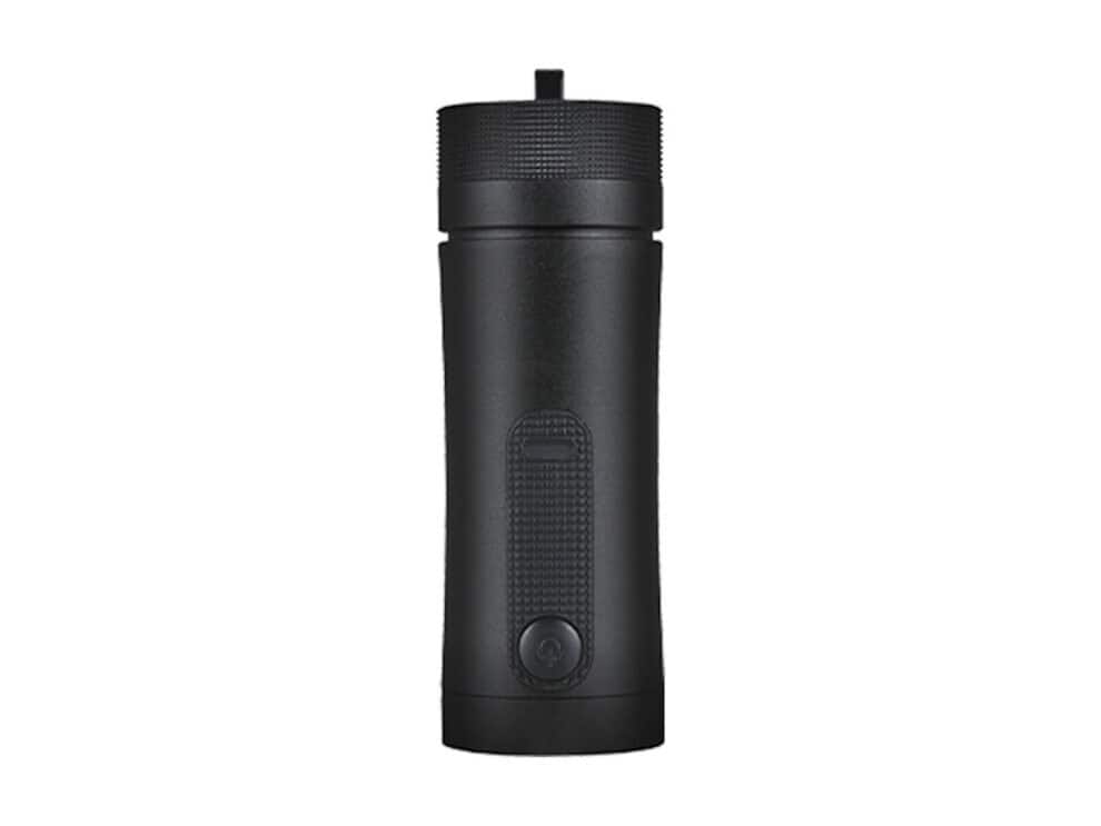 Black travel coffee mug