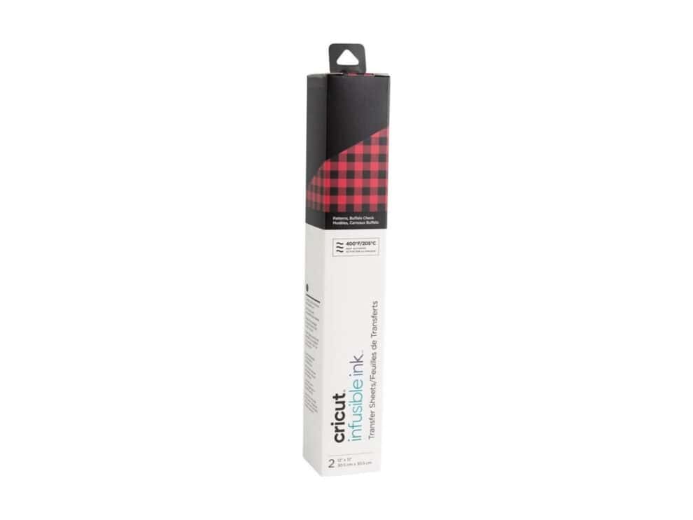 2008772 cricut infusible ink transfer sheets 2 pack (buffalo check) 12x12 Cricut Infusible Ink transfer sheets box