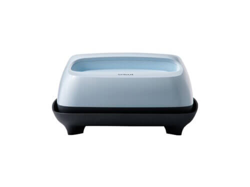 Cricut light blue and black machine