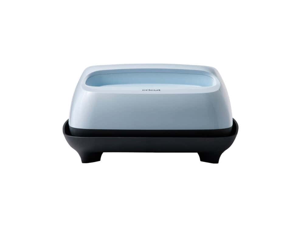 Cricut light blue and black machine
