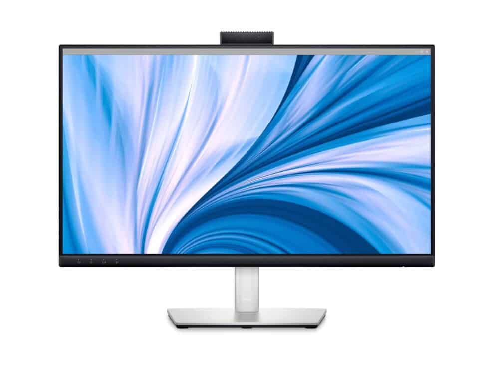 dell 24 video conferencing monitor c2423h 60.47cm Dell PC monitor with blue screen