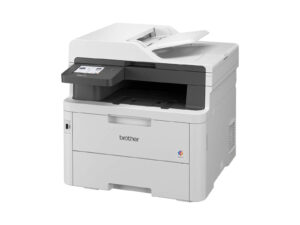 Brother multifunction color laser printer with touchscreen.