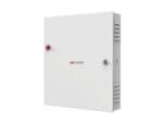 Hikvision white security box with red LED