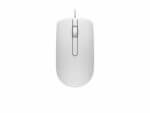 White wired computer mouse