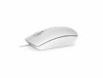 White computer mouse with cable