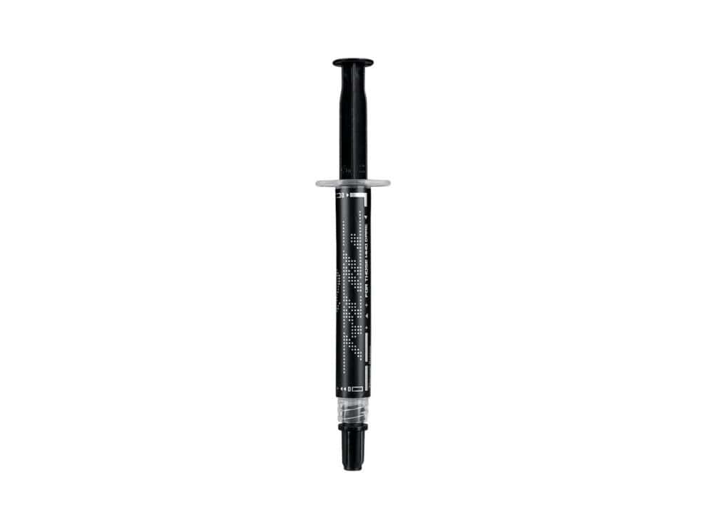 Black thermal paste syringe