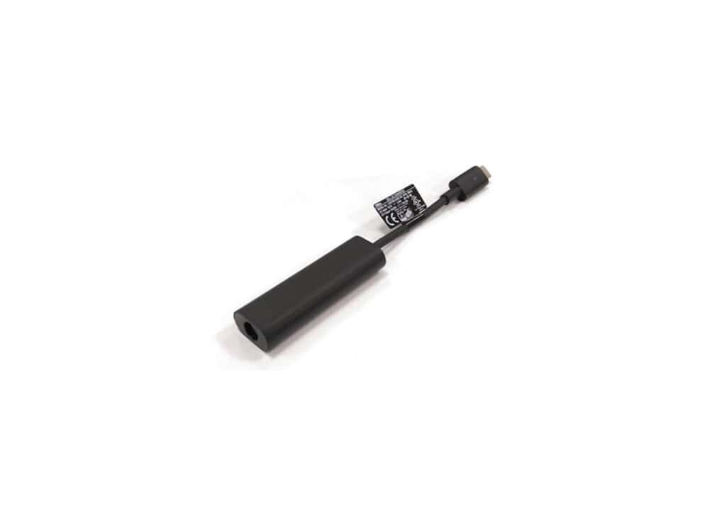 dell adapter barrel to usb c (7.4mm) Black USB-C to Ethernet adapter