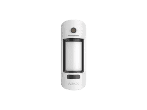 AJAX Security - MotionCam Jeweller - White Wireless Outdoor Motion Detector with Photo Verification