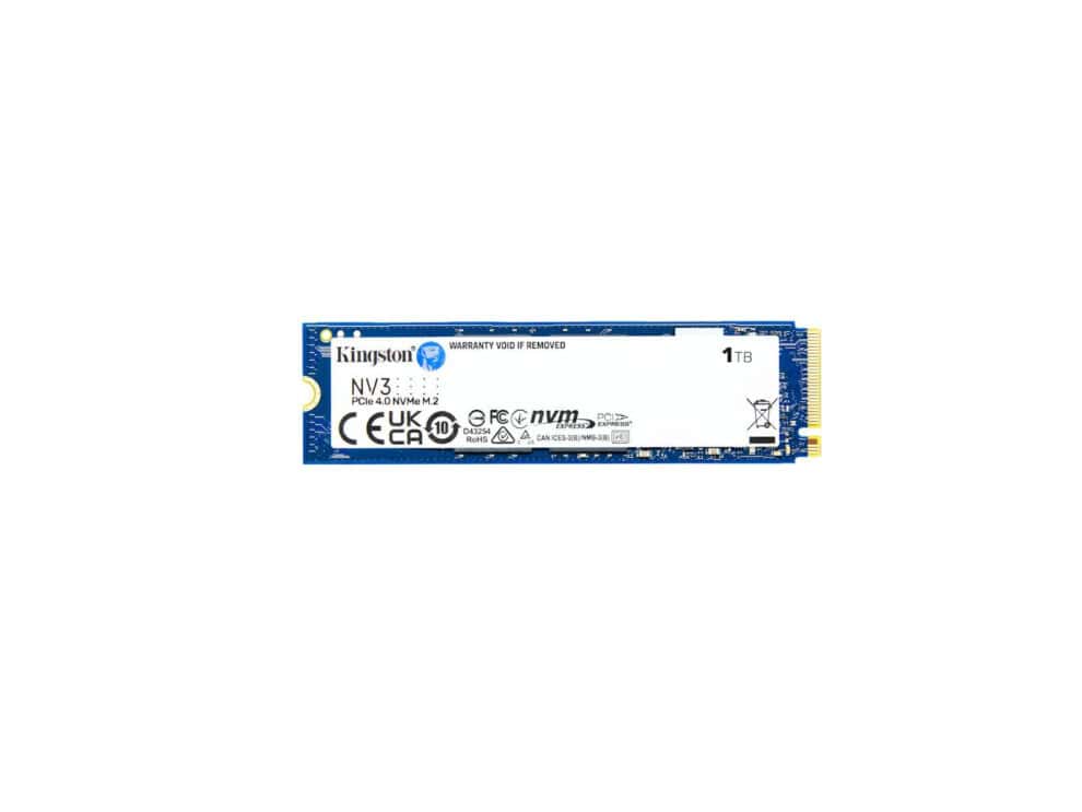 kingston 1000g nv3 m.2 2280 pcie 4.0 nvme ssd Kingston NV3 1TB PCIe NVMe M.2 SSD