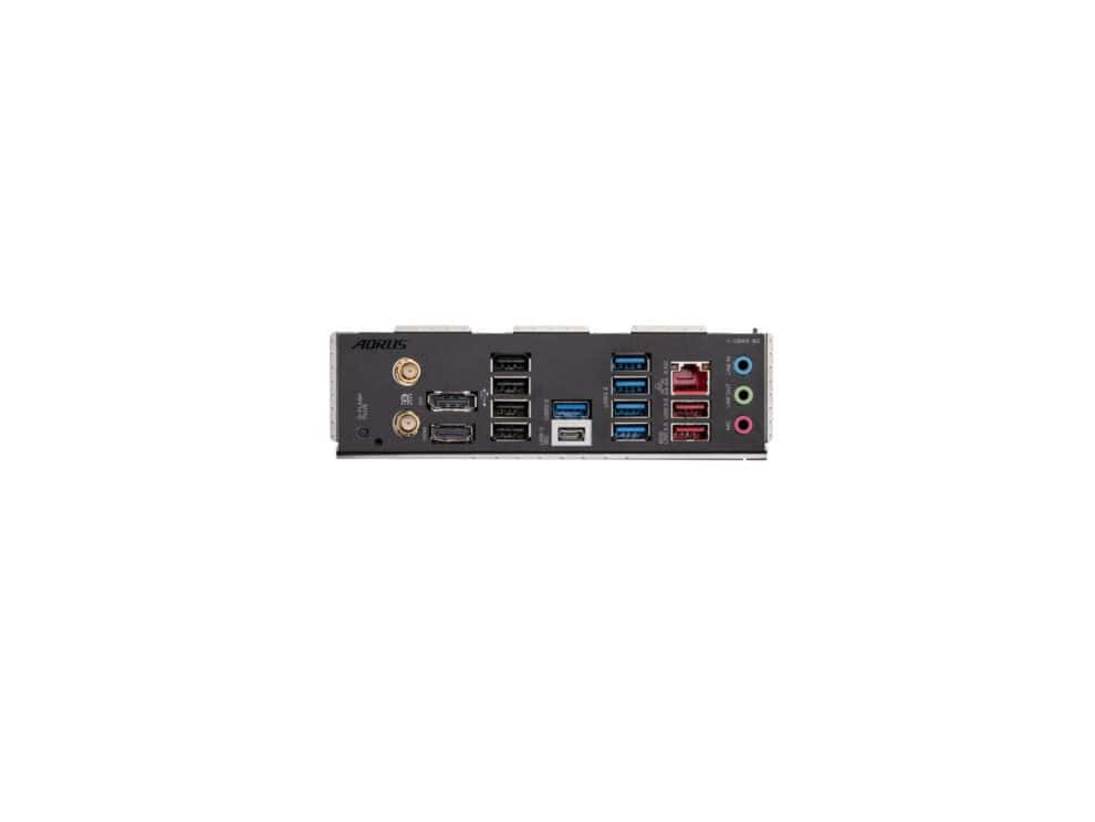 AORUS motherboard I/O ports