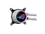 Gaming liquid CPU cooler with RGB lighting.