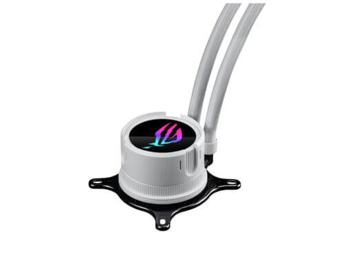 Liquid CPU cooler with dual hoses