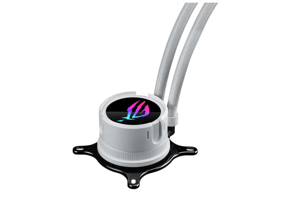 Liquid CPU cooler with dual hoses
