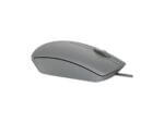 Gray wired computer mouse