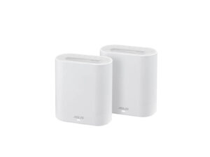 ASUS dual white WiFi routers
