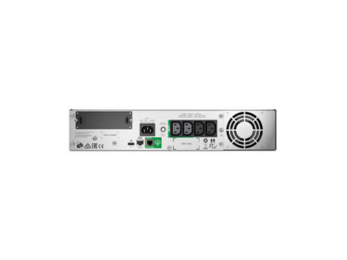 Back view of a power supply unit.