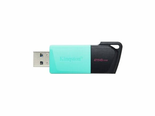 kingston 256gb usb3.2 gen1 datatraveler exodia m (black + teal) 256GB Kingston USB flash drive