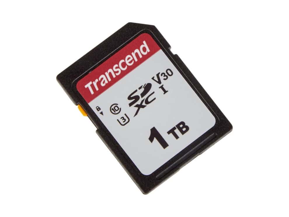 transcend 300s 1 tb uhs 1 class 10 u1 u3 v30 sdxc card 3d nand 1TB SDXC memory card