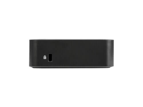 Black rectangular electronic device front view