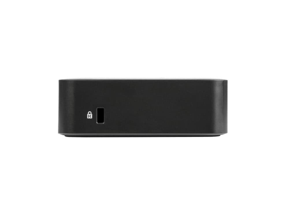 Black rectangular electronic device front view