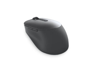 Ergonomic black wireless computer mouse