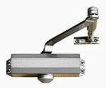 Access Control Silver Door Closer - Medium Duty