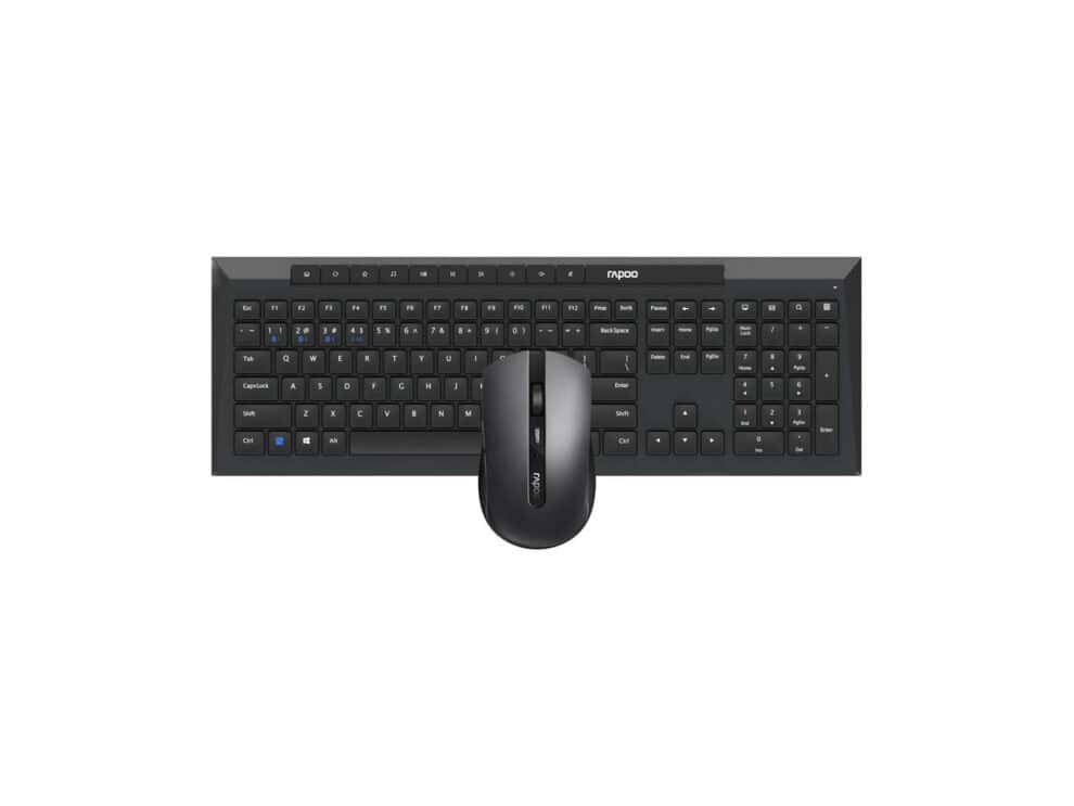 rapoo 8210m Wireless keyboard and mouse combo.