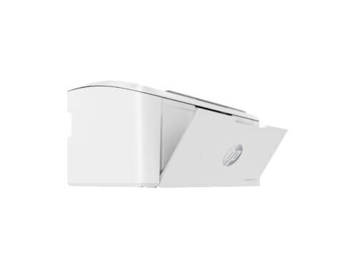 hp laserjet m111w printer White HP printer side view