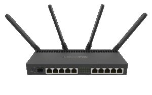 MikroTik RB4011iGS+5HacQ2H MU-MIMO Wi-Fi Router with 10Gb and 1SFP+ Port