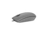 Gray wired computer mouse
