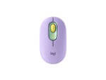 Purple Logitech wireless mouse