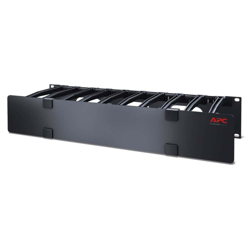 APC rack-mounted cable organizer