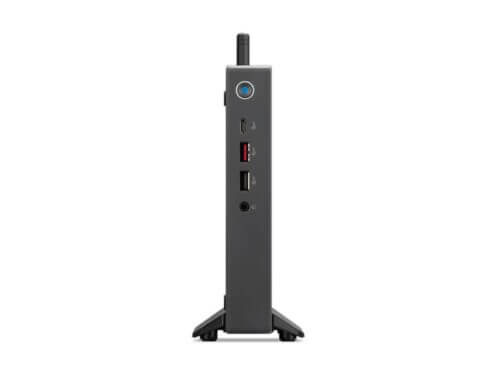 Slim desktop computer with multiple ports