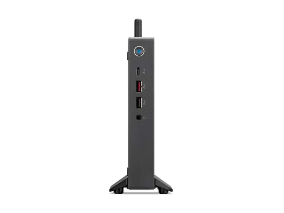 Slim desktop computer with multiple ports