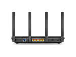 Back view of WiFi router showing ports