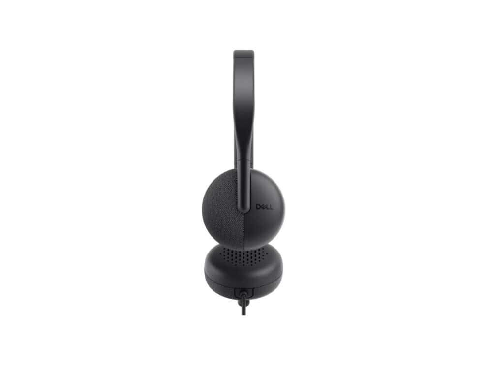 Dell black over-ear headphones
