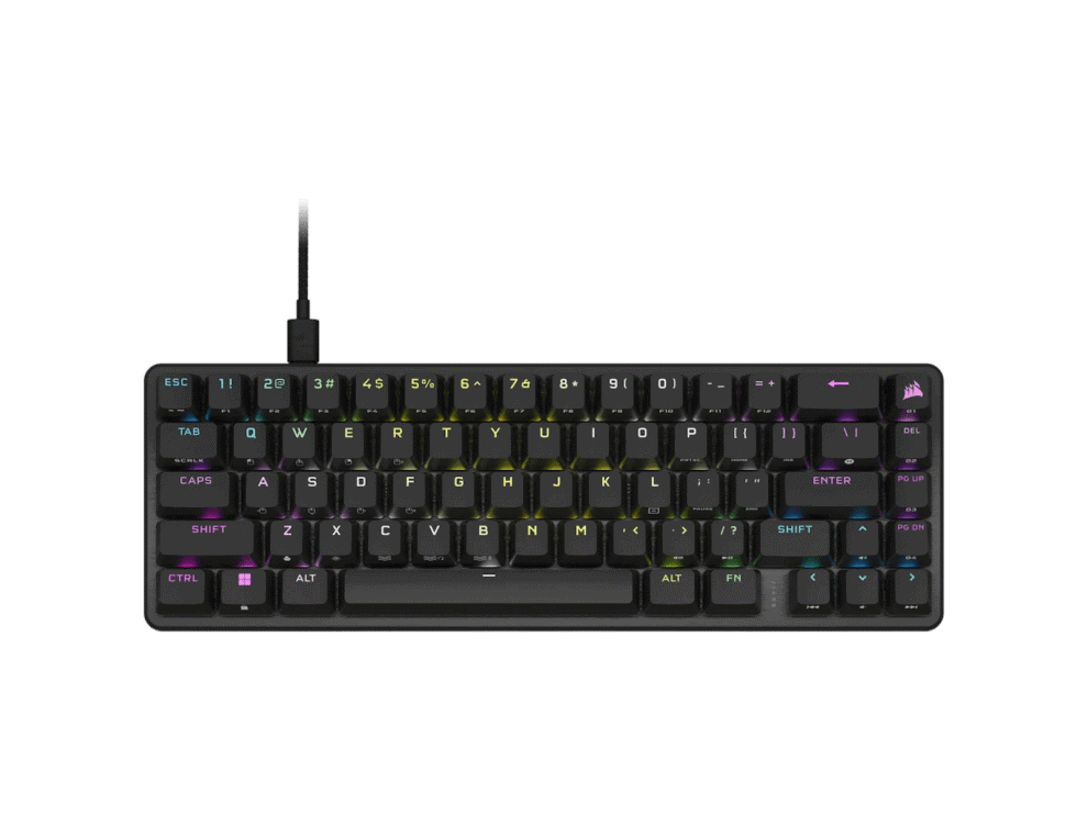 Compact RGB gaming keyboard