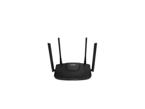 D-Link wireless router with four antennas