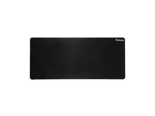 Ducky black desk mat