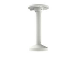 White surveillance camera ceiling mount