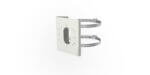 Metal mounting bracket with adjustable straps