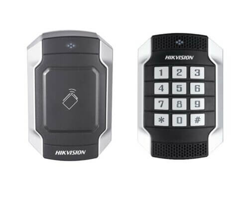 Hikvision access control panel with keypad