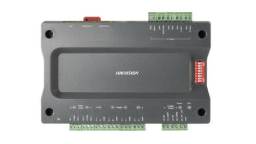 Hikvision electronic control panel with multiple connectors
