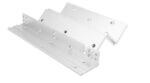 Aluminum mounting brackets with multiple holes
