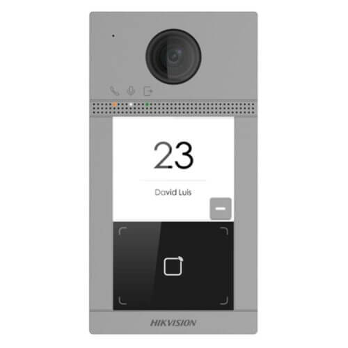 Hikvision doorbell camera with display panel