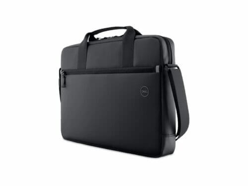 Black Dell laptop bag with shoulder strap