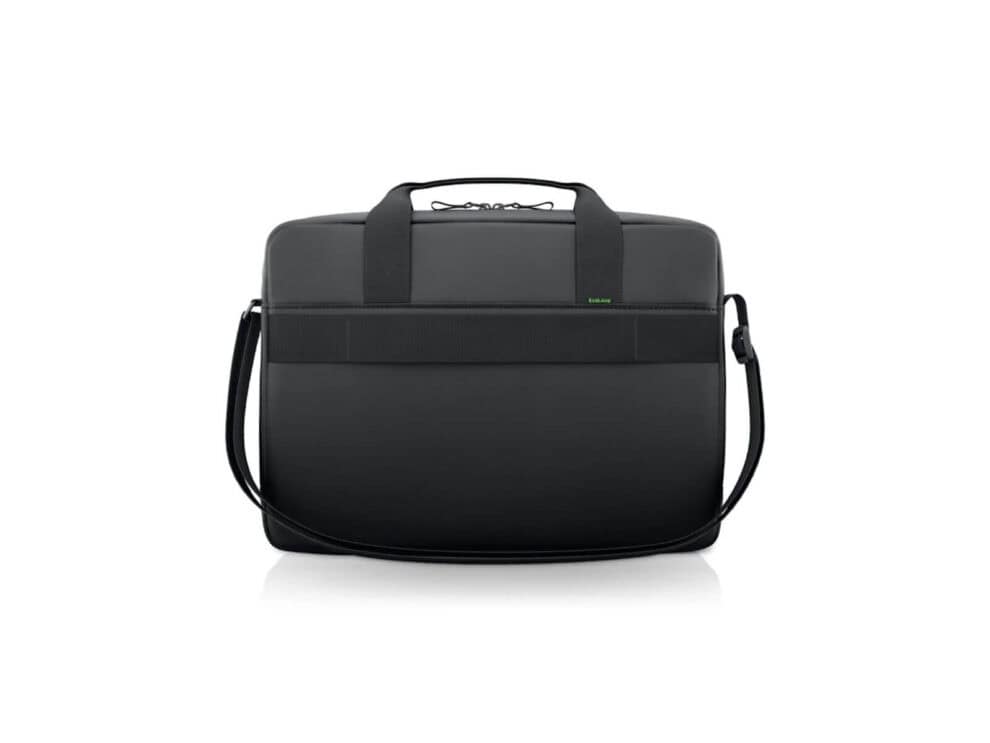 Black laptop bag with shoulder strap