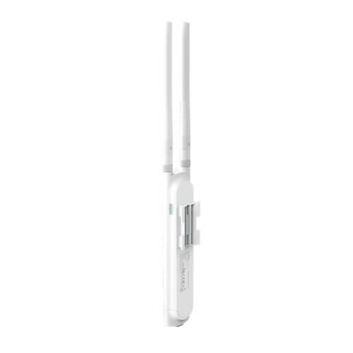 White wireless access point device with antennas