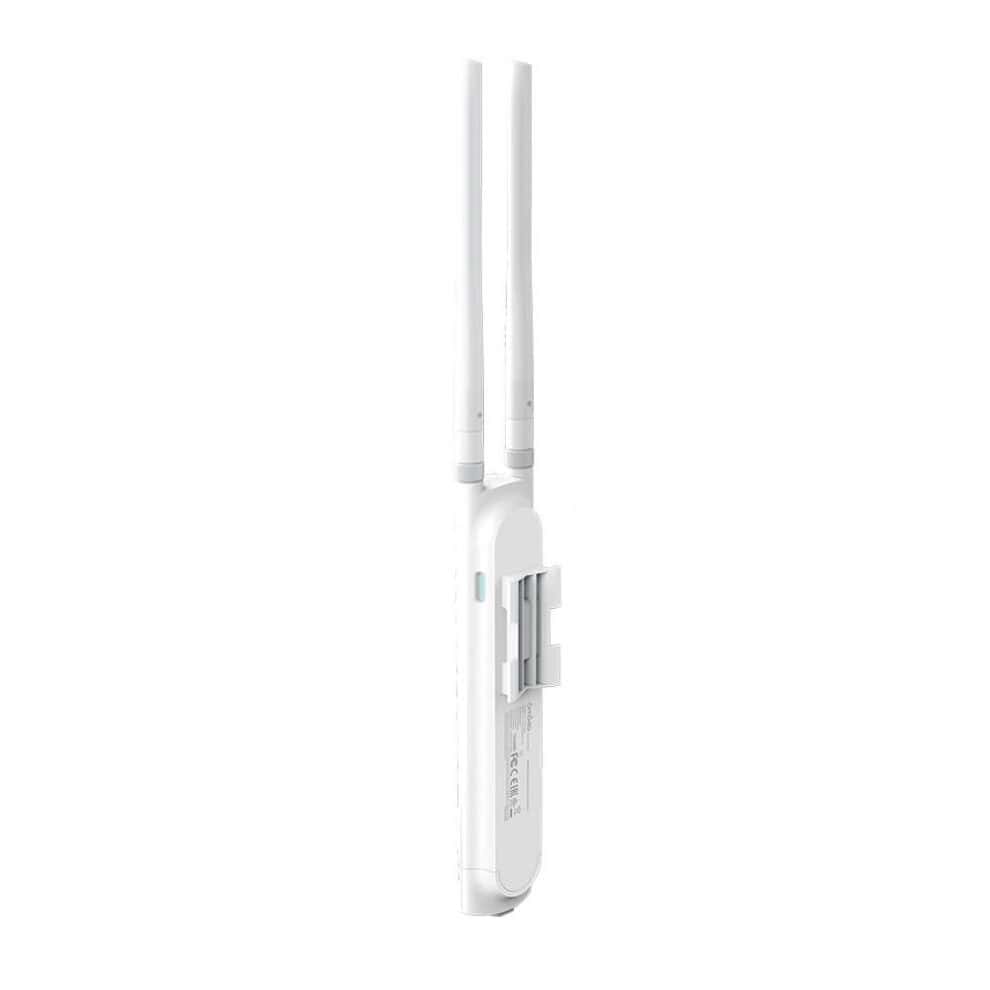 White wireless access point device with antennas
